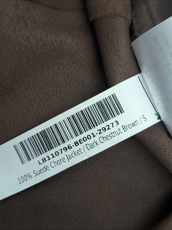 100% Suede Chore Jacket Brown Suede Women's Jacket - Picture 9 of 14